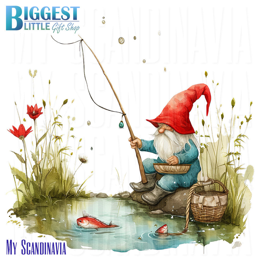 Watercolor Gnome Stickers