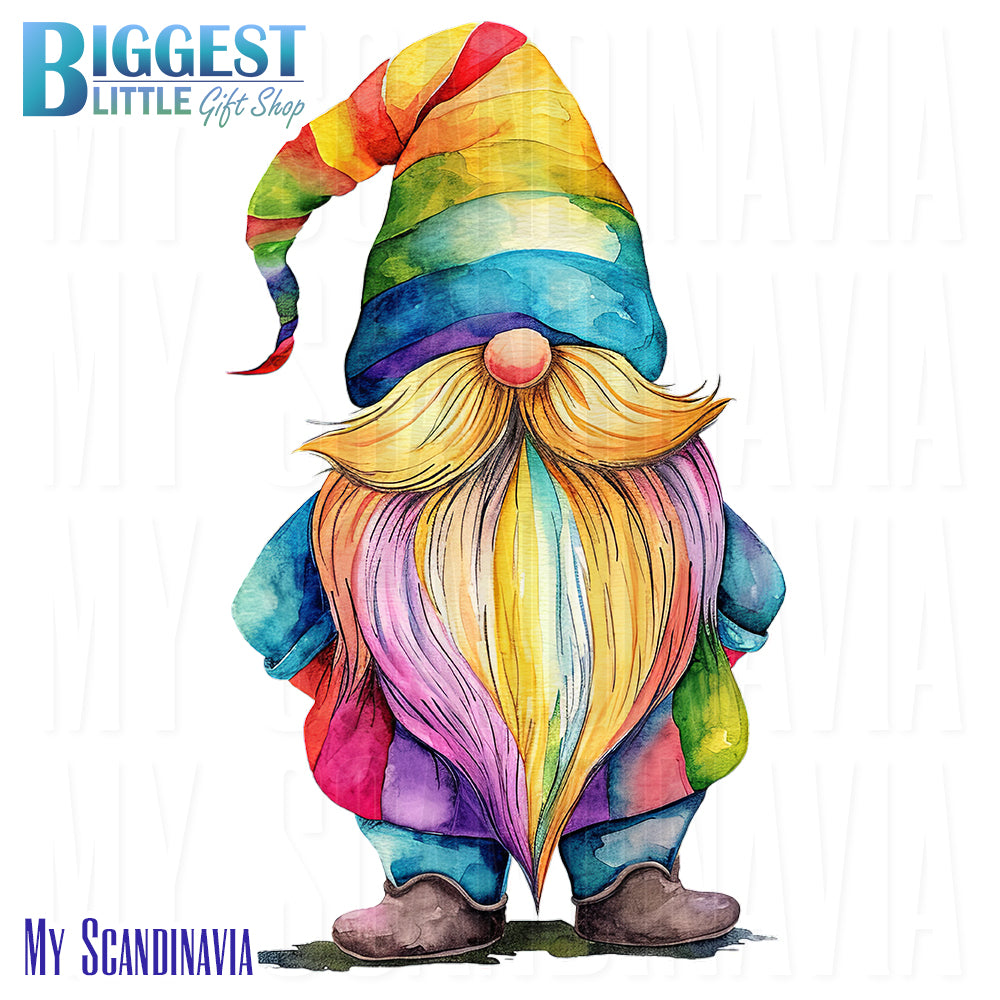 Watercolor Gnome Stickers