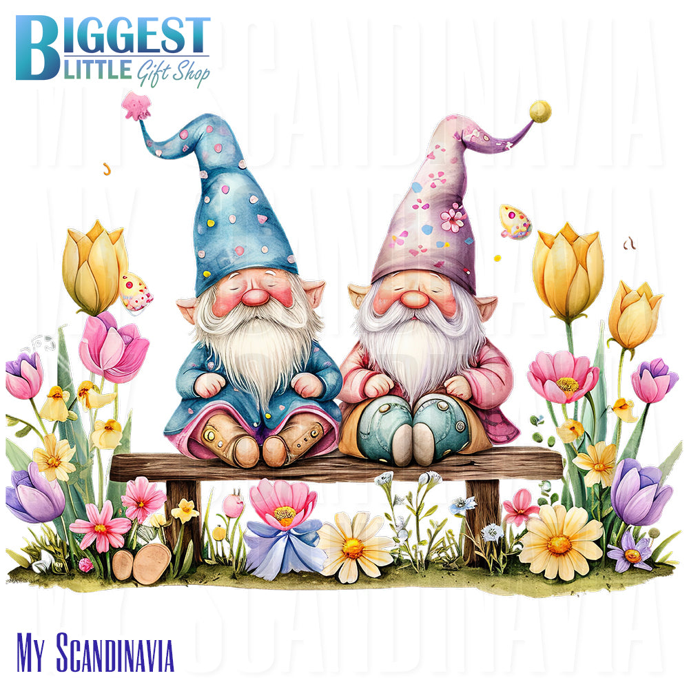 Watercolor Gnome Stickers