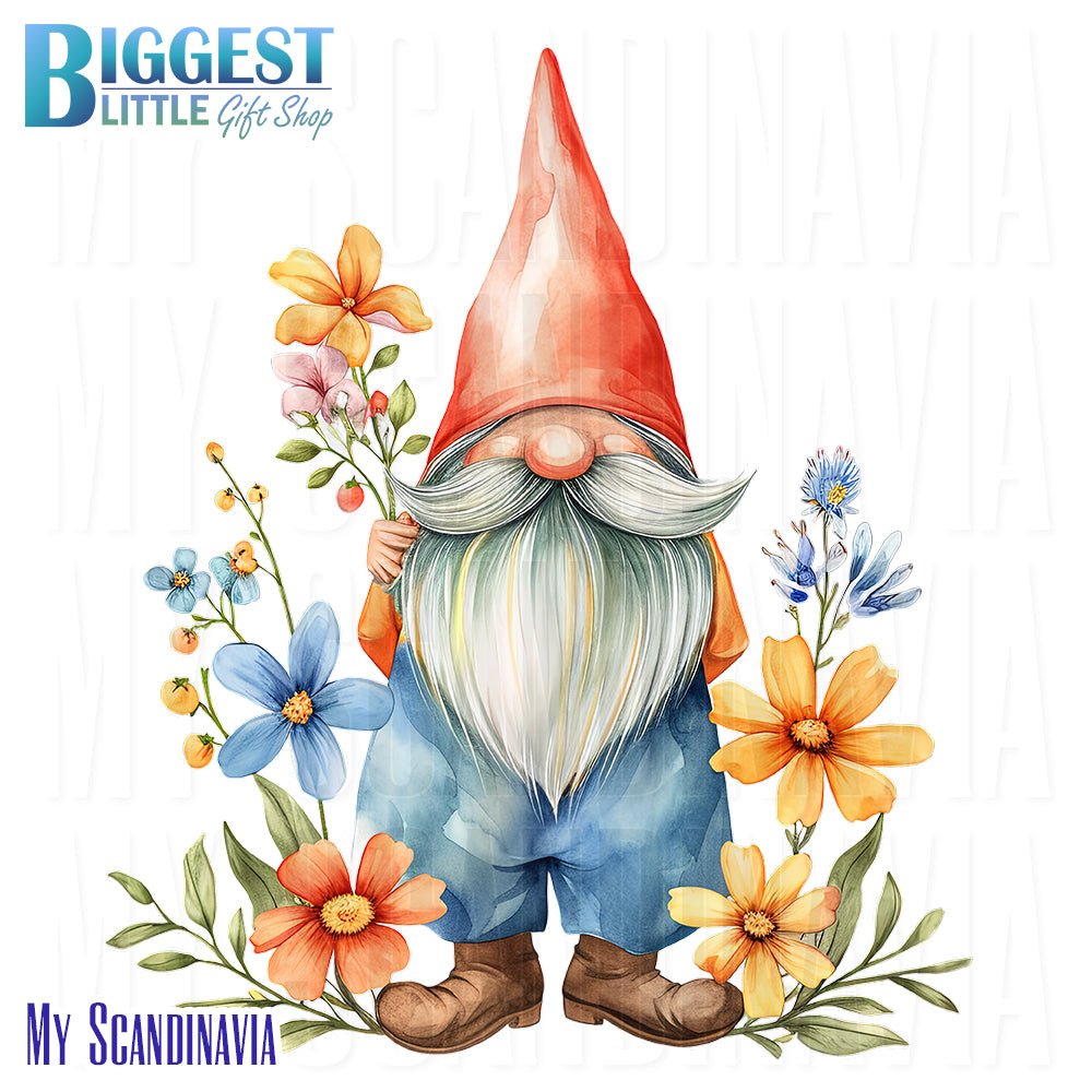 Watercolor Gnome Stickers