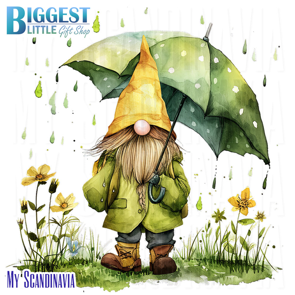 Watercolor Gnome Stickers