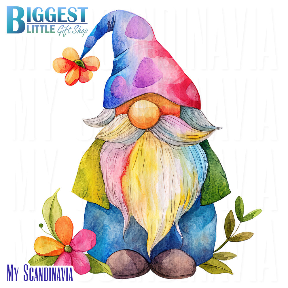 Watercolor Gnome Stickers
