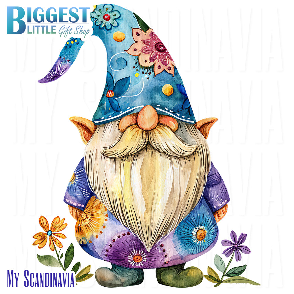 Watercolor Gnome Stickers