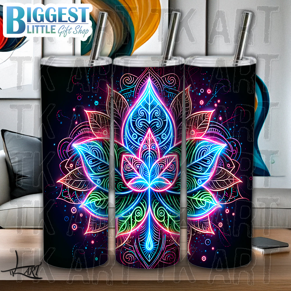 Lotus Pulse Mandala Tumbler